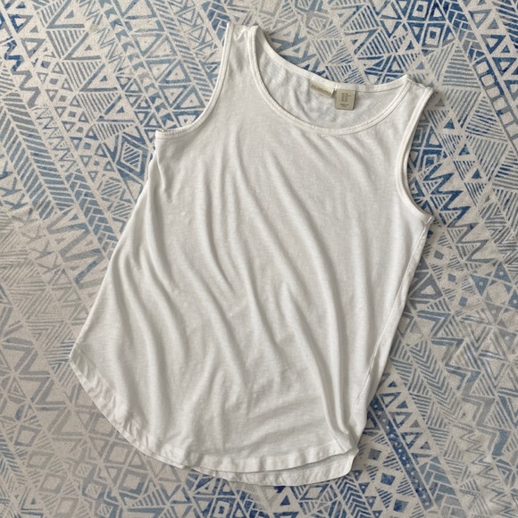 St. Tropez Soft White Tank Top - Picture 1 of 5